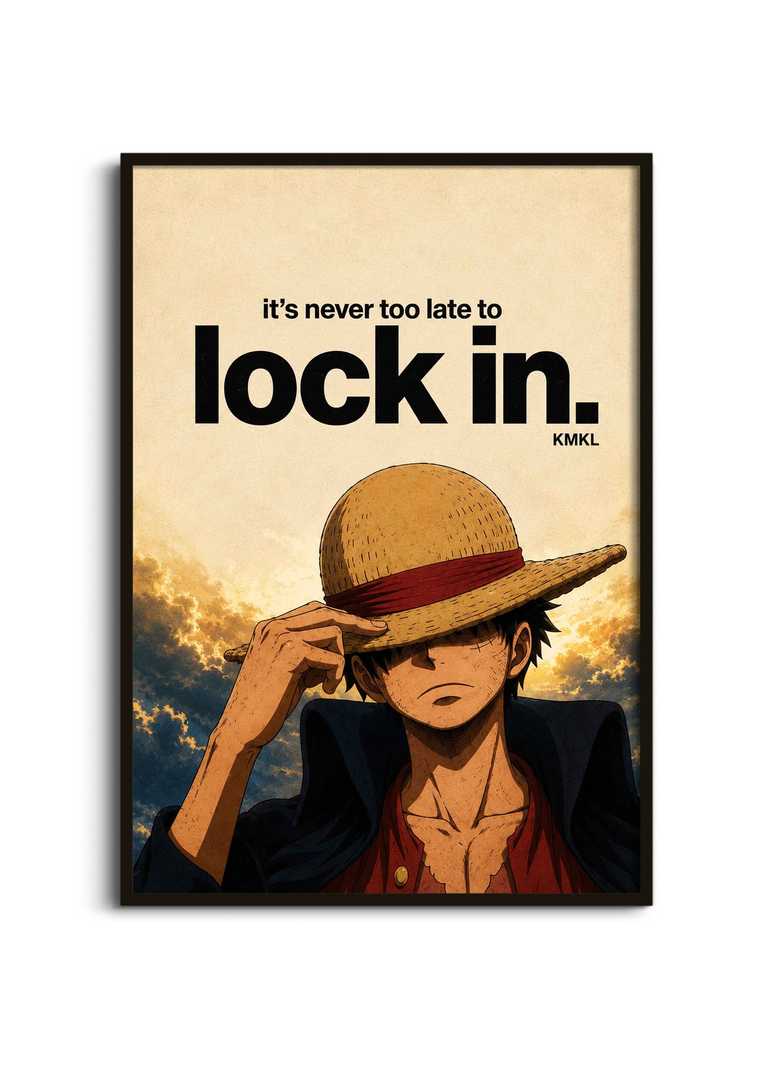 One Piece Luffy Lock In Poster